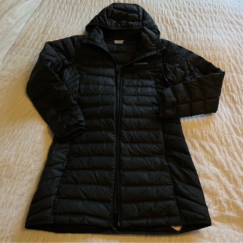 Columbia Women's Long Black Puffer Coat